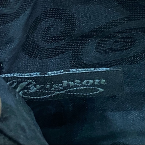 BRIGHTON Eve Delight Black Leather Croc Leather Trims Large Wallet - Picture 8 of 13